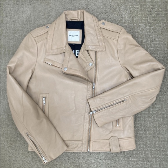 Each other real leather  Jacket - Picture 3 of 10